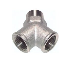 Trójnik Y R1/8(GZ)- 2 xvGW1/8, mosiądz niklowany Trójnik Y R1/8(GZ)- 2 xvGW1/8, mosiądz niklowany