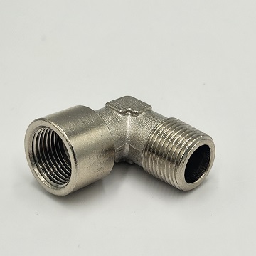 Kolano gwintowane 90°, GW/GZ 1/8″ , 16 bar, mosiądz niklowany Kolano gwintowane 90°, GW/GZ 1/8″ , 16 bar, mosiądz niklowany