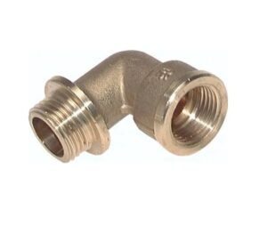 Kolano gwintowane 90°,  GW/GZ 3/8″ , 16 bar, mosiądz