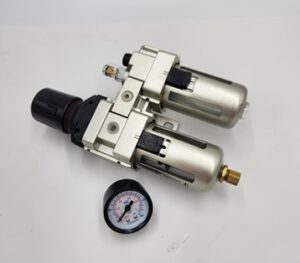 Blok przygotowania powietrza, G1/2″, filtroreduktor , smarownica Blok przygotowania powietrza, G1/2″, filtroreduktor , smarownica