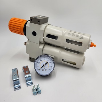 Blok przygotowania powietrza, G3/4″, filtroreduktor+ smarownica Blok przygotowania powietrza, G3/4″, filtroreduktor+ smarownica