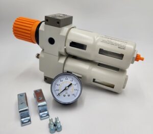 Blok przygotowania powietrza, G3/4″, filtroreduktor+ smarownica Blok przygotowania powietrza, G3/4″, filtroreduktor+ smarownica