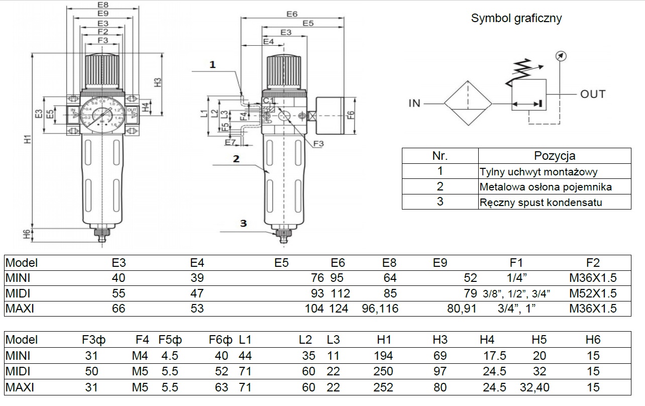 Filtr-reduktor, G1″ Filtr-reduktor, G1″
