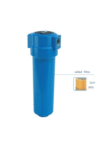 Filtr wstępny 3um, przyłącze: 2 1/2″, ciśnienie max. 16bar, przepływ: 28,00m3/min Filtr wstępny 3um, przyłącze: 2 1/2″, ciśnienie max. 16bar, przepływ: 28,00m3/min