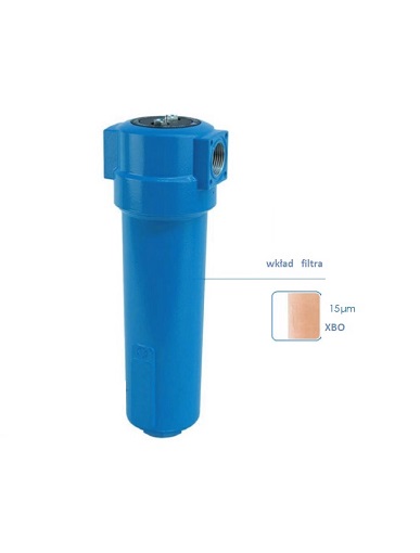Filtr zgrubny 15um, przyłącze: 2’’, ciśnienie max. 16bar, przepływ: 25,00m3/min Filtr zgrubny 15um, przyłącze: 2’’, ciśnienie max. 16bar, przepływ: 25,00m3/min