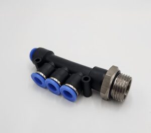 Rozdzielacz wtykowy GZ1/2, 4x ø8, oring Rozdzielacz wtykowy GZ1/2, 4x ø8, oring