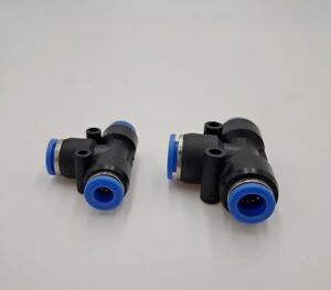 Trójnik wtykowy T redukcyjny do węża 2x ø 6 i ø 8 Trójnik wtykowy T redukcyjny do węża 2x ø 6 i ø 8