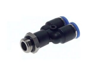 Trójnik wtykowy Y G1/8 z do węża 8, o-ring