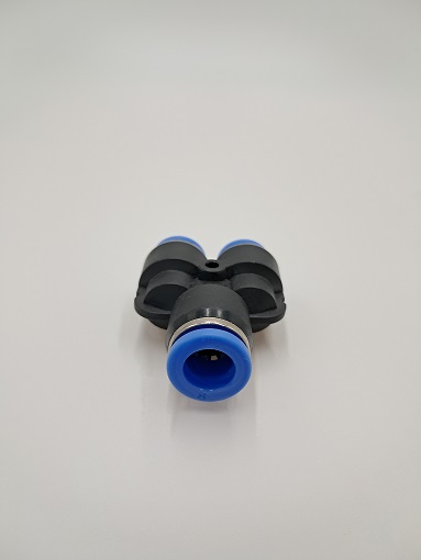 Trójnik wtykowy Y redukcyjny do węża 2×8 i 10 Trójnik wtykowy Y redukcyjny do węża 2×8 i 10