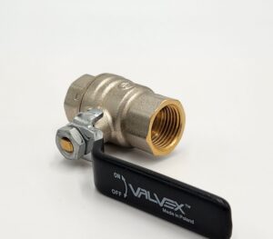 Zawór kulowy niklowany z dławikiem z dźwignią stalową (wersja N-N) 1/2″, PN40