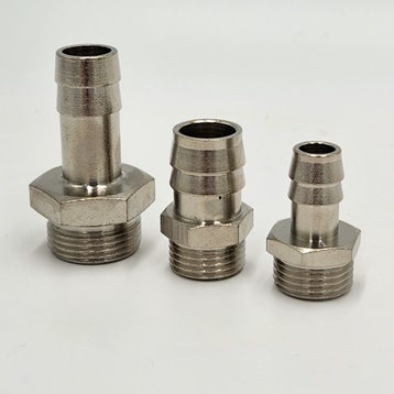 Króciec na wąż GZ1/2″ do ø13, 16 bar, mosiadz niklowany Króciec na wąż GZ1/2″ do ø13, 16 bar, mosiadz niklowany