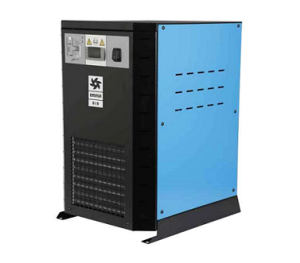 Osuszacz ziębniczy, przepływ przy 7bar: 5m3/min, przyłącze: 1 1/4″, wymiary: 495x589x827mm, waga: 84kg