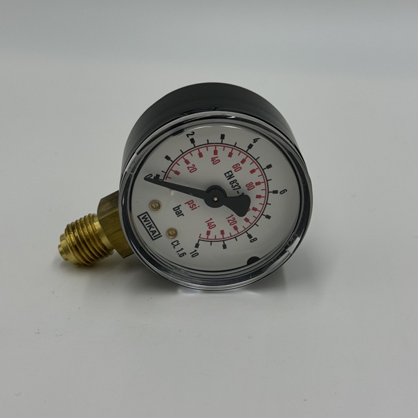 Manometr pionowy, D50, 0-10 bar, 1/4″ Manometr pionowy, D50, 0-10 bar, 1/4″