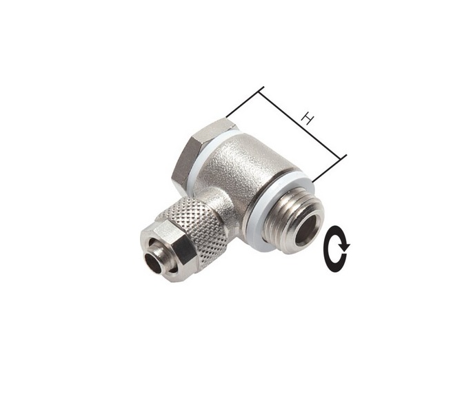 Złączka kątowa skręcana, GZ 1/4″-przewód ø10x8mm Złączka kątowa skręcana, GZ 1/4″-przewód ø10x8mm