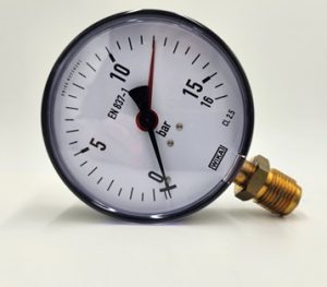 Manometr D40, zakres pomiarowy: 0-6bar, przyłącze dolne 1/4″ Manometr D40, zakres pomiarowy: 0-6bar, przyłącze dolne 1/4″