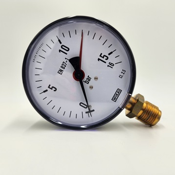 Manometr D63, zakres pomiarowy: -1-0 bar, przyłącze dolne 1/4″ Manometr D63, zakres pomiarowy: -1-0 bar, przyłącze dolne 1/4″