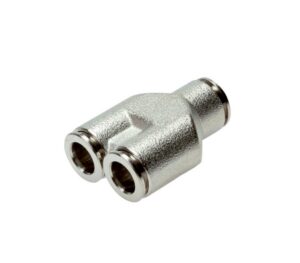 Trójnik wtykowy Y do węża ø 6, NBR do +80°C Trójnik wtykowy Y do węża ø 6, NBR do +80°C