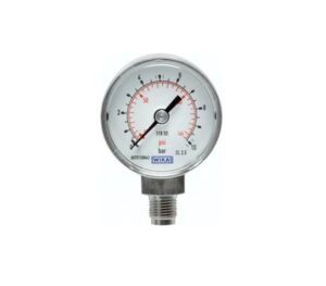 Manometr D50, zakres pomiarowy: 0-10bar, przyłącze dolne 1/4″, stal nierdzewna Manometr D50, zakres pomiarowy: 0-10bar, przyłącze dolne 1/4″, stal nierdzewna