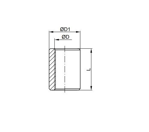 Mufa okrągła, GW 3″, stal nierdzewna, 16bar Mufa okrągła, GW 3″, stal nierdzewna, 16bar
