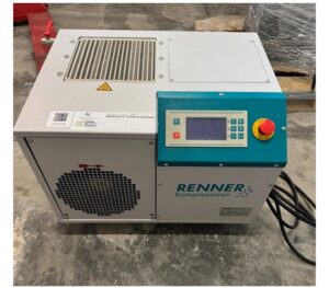 Wynajem sprężarki RS-B 5,5, napęd pasowy, wydajność przy 10bar: 0,74m3/min, wymiary: 716x536x540mm, waga: 159kg, cena za 1 dzień Wynajem sprężarki RS-B 5,5, napęd pasowy, wydajność przy 10bar: 0,74m3/min, wymiary: 716x536x540mm, waga: 159kg, cena za 1 dzień