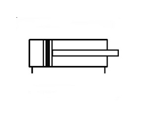 Siłownik ISO6432 D25/170 z magnesem Siłownik ISO6432 D25/170 z magnesem