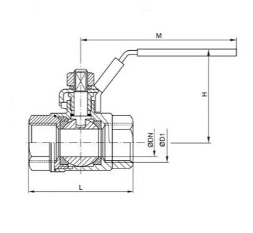 Zawór kulowy GW 1″, stal nierdzewna (AISI304/316), PN63 Zawór kulowy GW 1″, stal nierdzewna (AISI304/316), PN63
