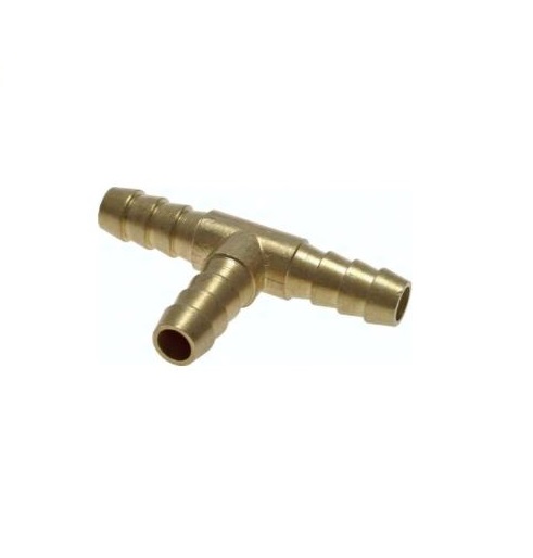Trójnik wtykowy typu T pod wąż ø 25, mosiądż, 16bar Trójnik wtykowy typu T pod wąż ø 25, mosiądż, 16bar