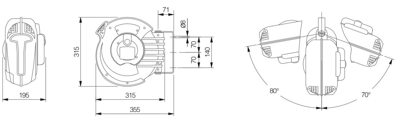 Zwijacz przewodu sprężonego powietrza MAVEL Roll Compact AIR/8 , długość: 8m, średnica: 10x15mm, PU – Mavel Zwijacz przewodu sprężonego powietrza MAVEL Roll Compact AIR/8 , długość: 8m, średnica: 10x15mm, PU – Mavel