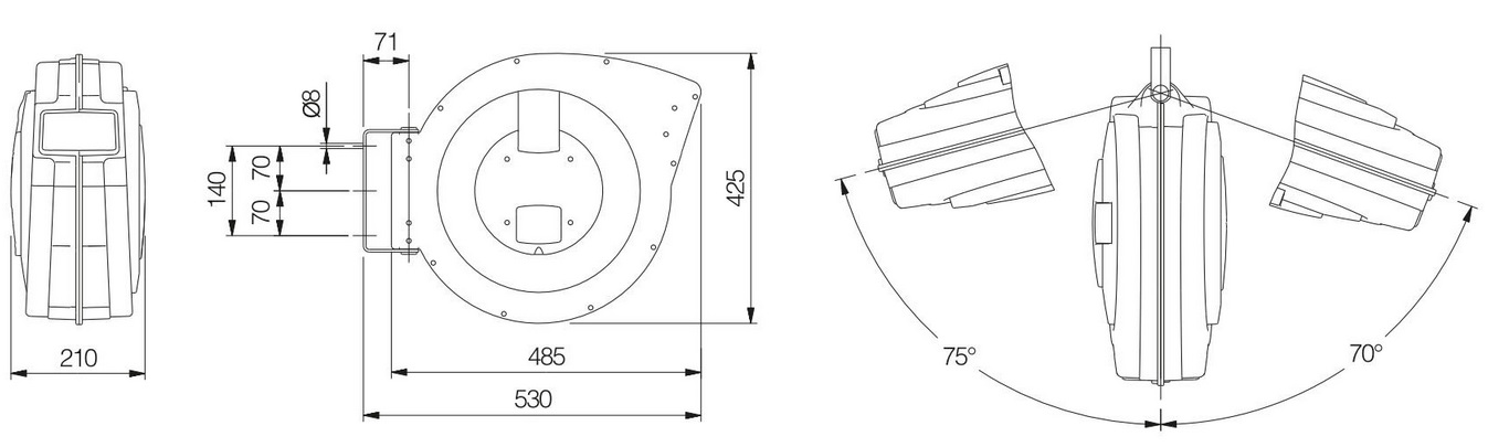 Zwijacz przewodu sprężonego powietrza MAVEL Roll MEGA AIR/20 , długosć: 20m, średnica: 10x15mm, PU – Mavel Zwijacz przewodu sprężonego powietrza MAVEL Roll MEGA AIR/20 , długosć: 20m, średnica: 10x15mm, PU – Mavel