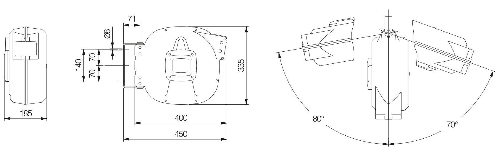 Zwijacz przewodu sprężonego powietrza MAVEL Roll Major AIR/15 , długość: 15m, średnica: 8x12mm, PU – Mavel Zwijacz przewodu sprężonego powietrza MAVEL Roll Major AIR/15 , długość: 15m, średnica: 8x12mm, PU – Mavel